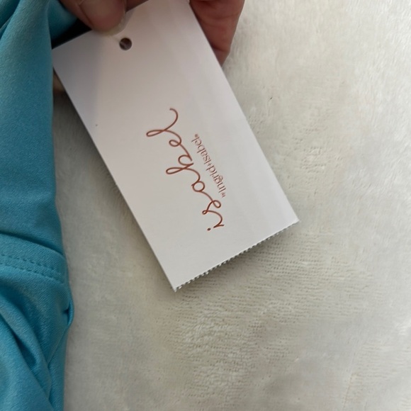 Isabel Maternity by Ingrid & Isabel Turquoise Fabric - Picture 2 of 9